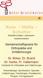 Mobile Screenshot of orthopaedie-lueneburg.de